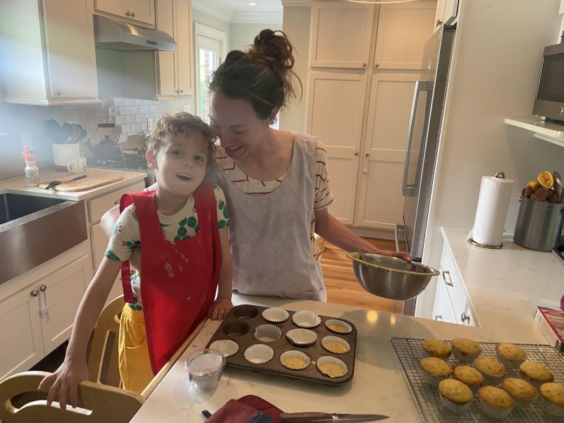 Baking Birthday Cupcakes