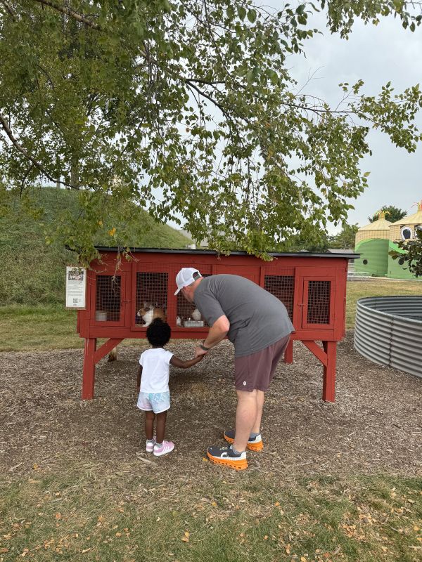 Seeing Bunnies with Dad