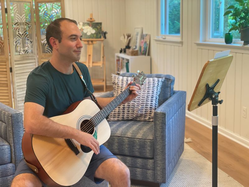 Jake Playing Guitar