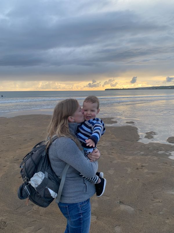 At the Beach in Lahinch, Ireland