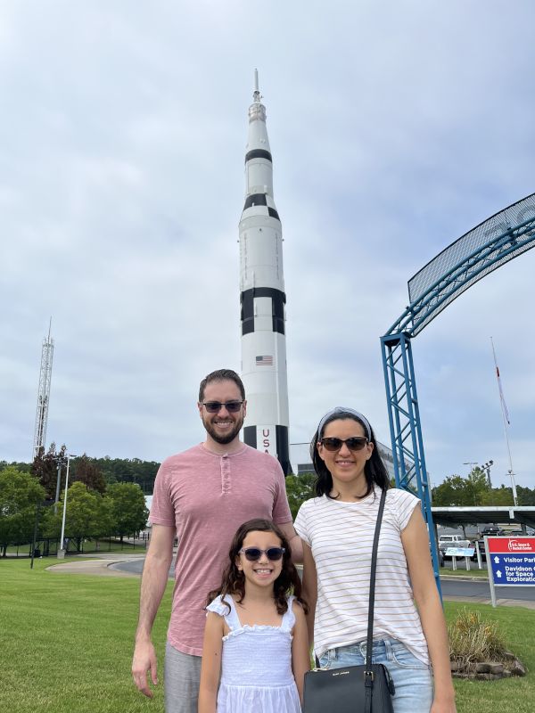 At the U.S. Space & Rocket Center