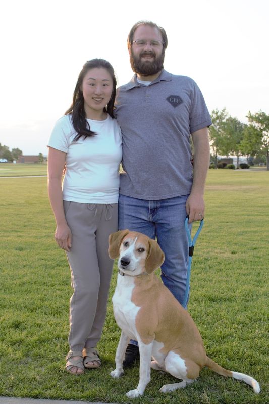 At the Park With OurDog, Buddy