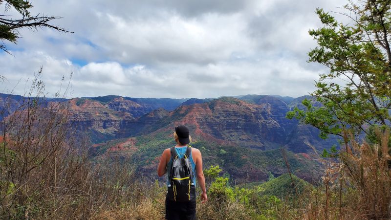 Keith Hiking in Hawaii