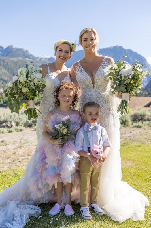 Our Wedding Day With Our Flower Girl & Ring Bearer