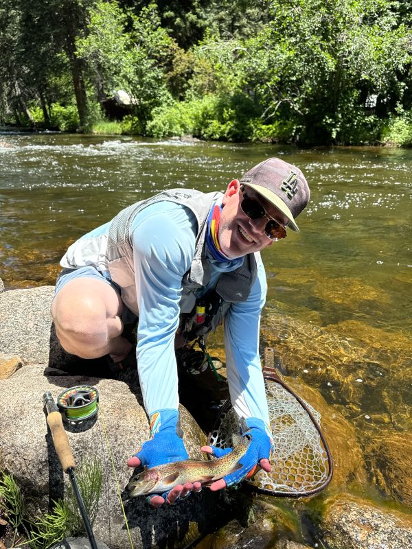 Catching Rainbow Trout